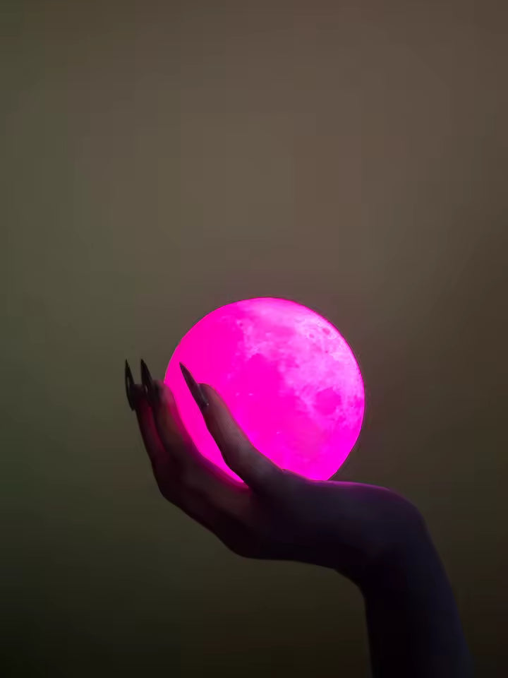 3D Moon Touch Night Light