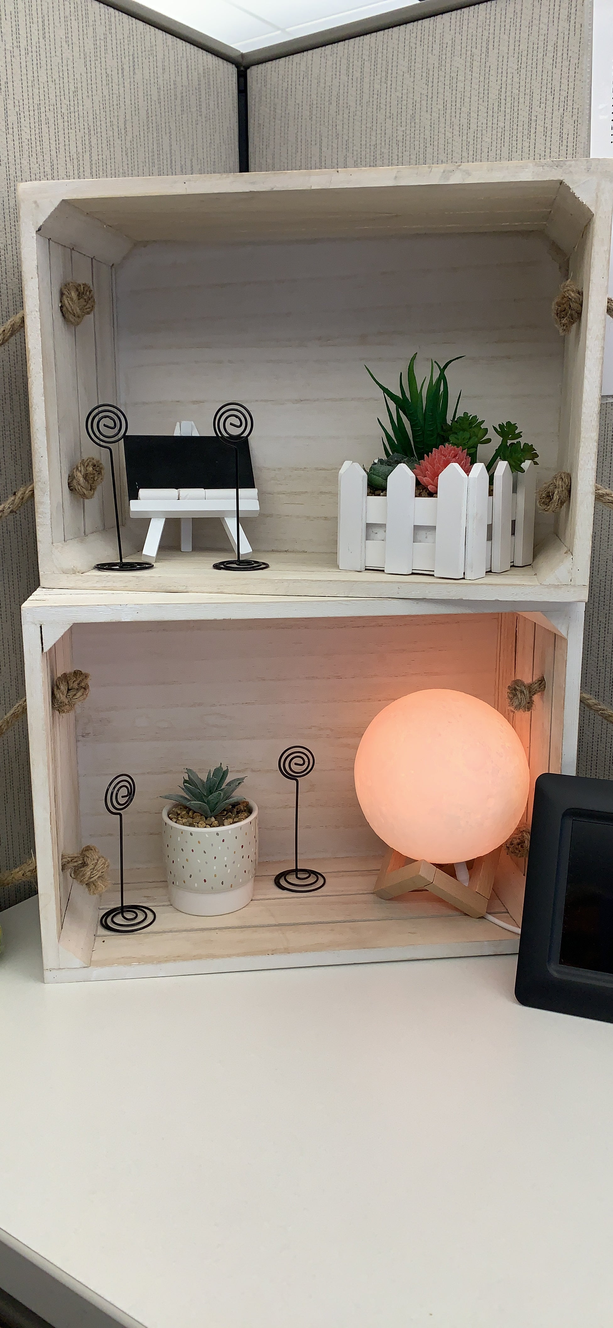 3D Moon Touch Night Light