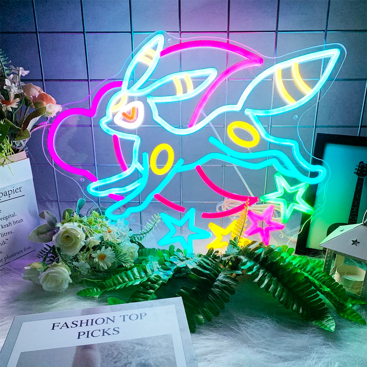 Umbreon Neon LED Wall Light