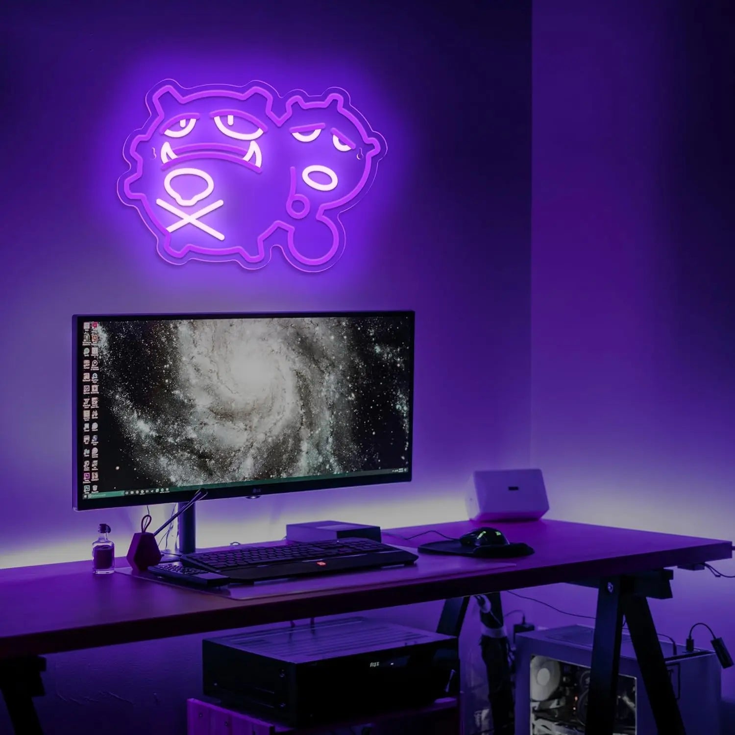 Weezing Neon LED Wall Light