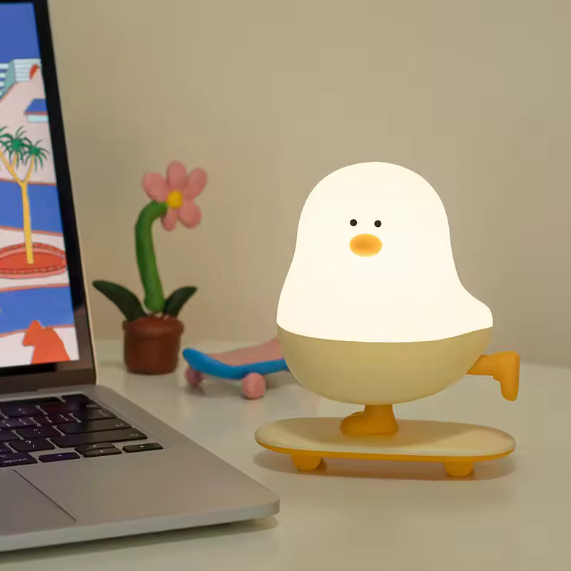 Skateboard Chicken Night Light