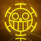Law Smiling Jolly Roger Neon Light