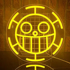 Law Smiling Jolly Roger Neon Light