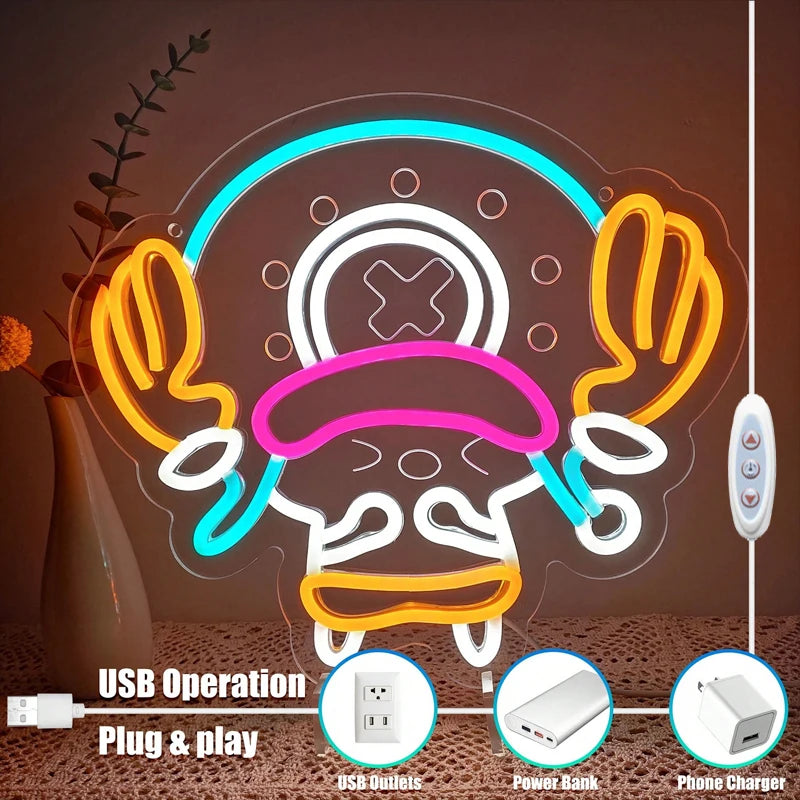 Tony Tony Chopper Neon LED Wall Light
