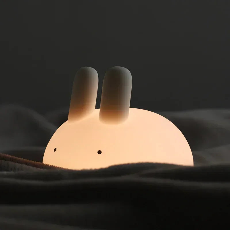White Bunny Night Light