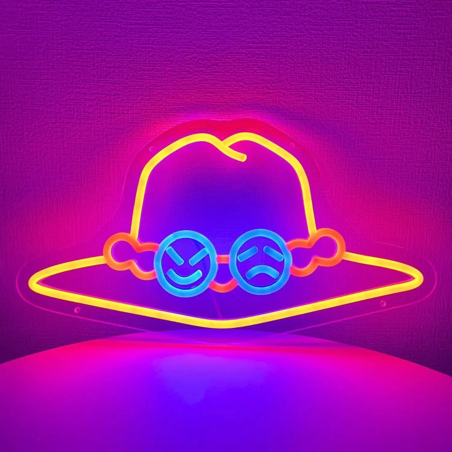 Ace's Hat Neon Wall Light