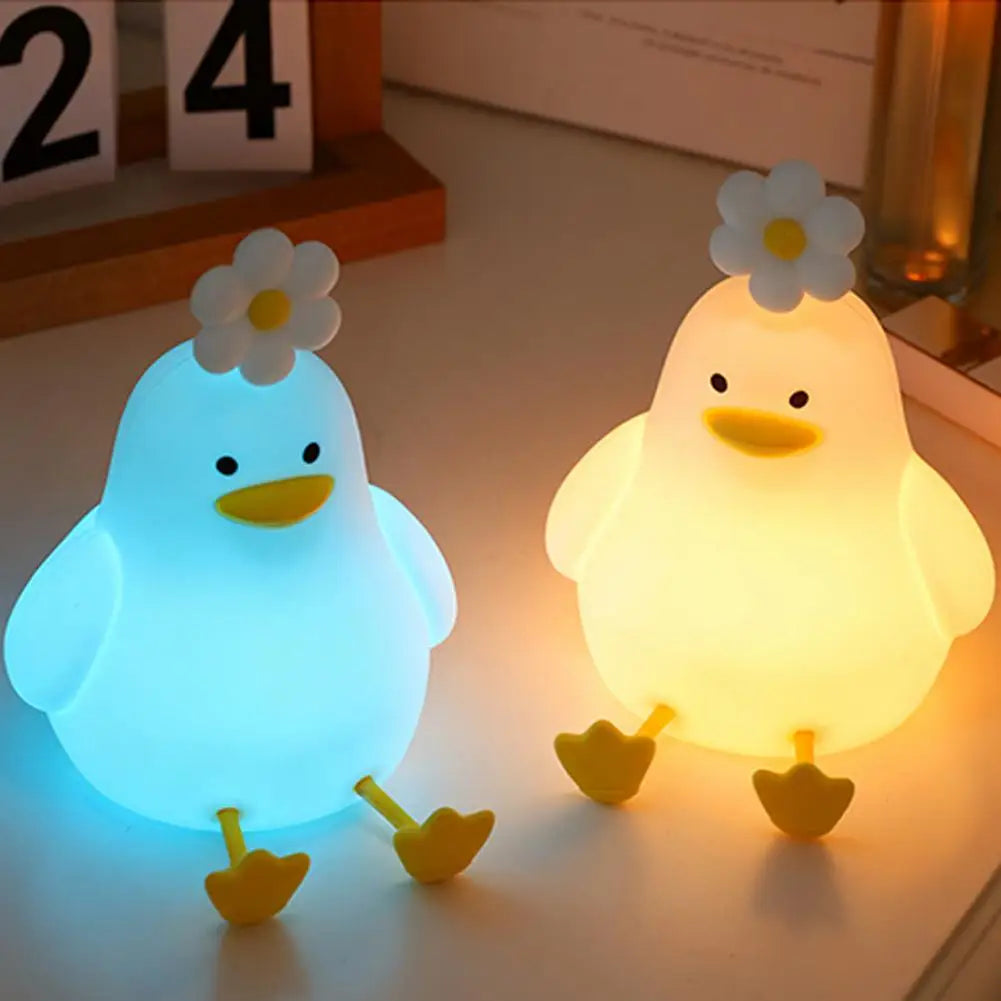 Flower Duck Night Light