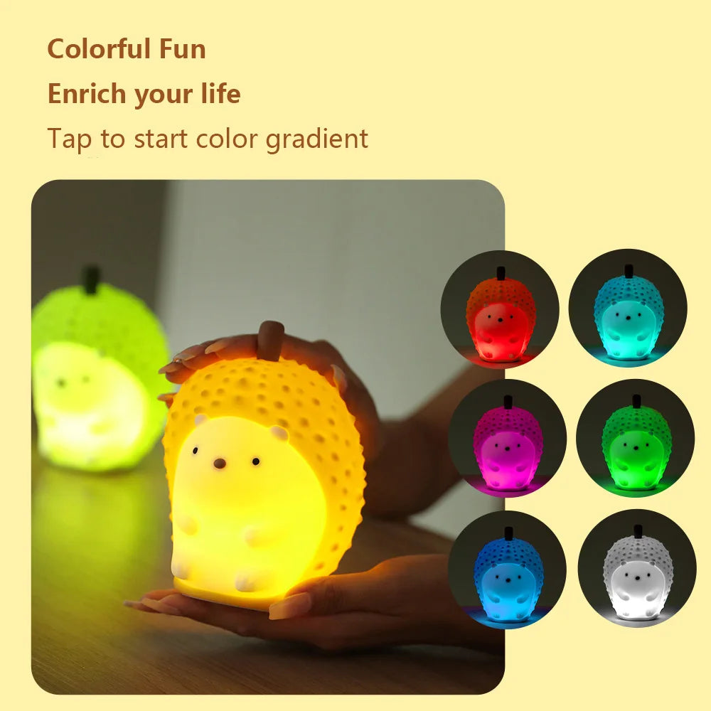Durian Hedgehog Night light