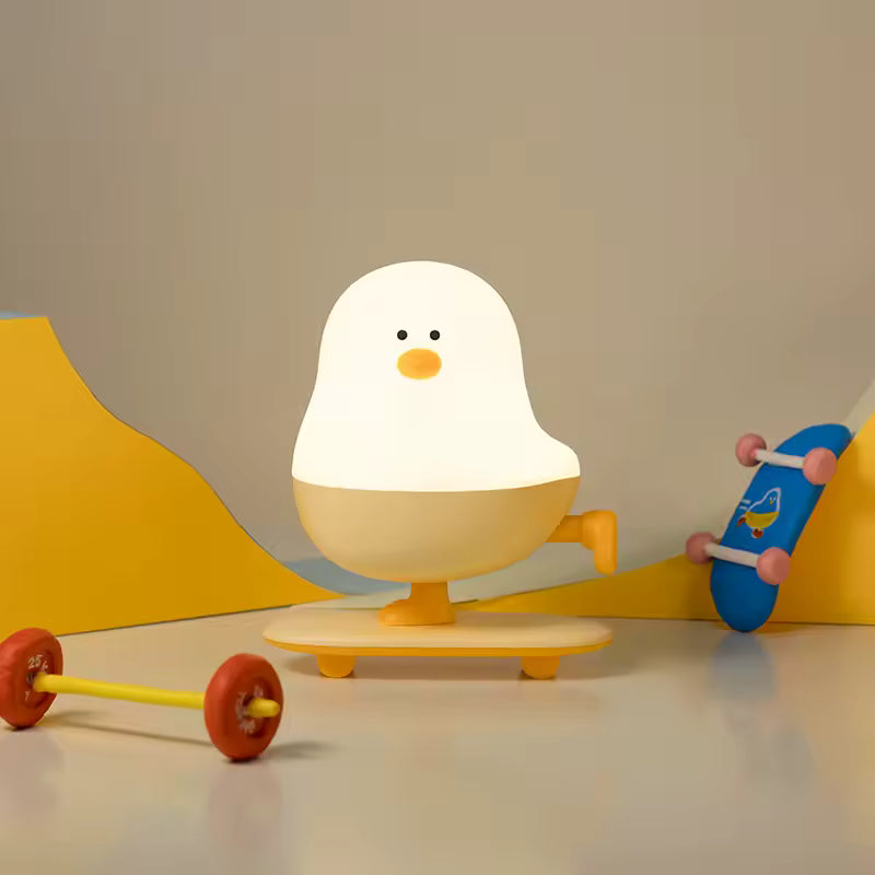 Skateboard Chicken Night Light