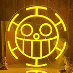 Law Smiling Jolly Roger Neon Light