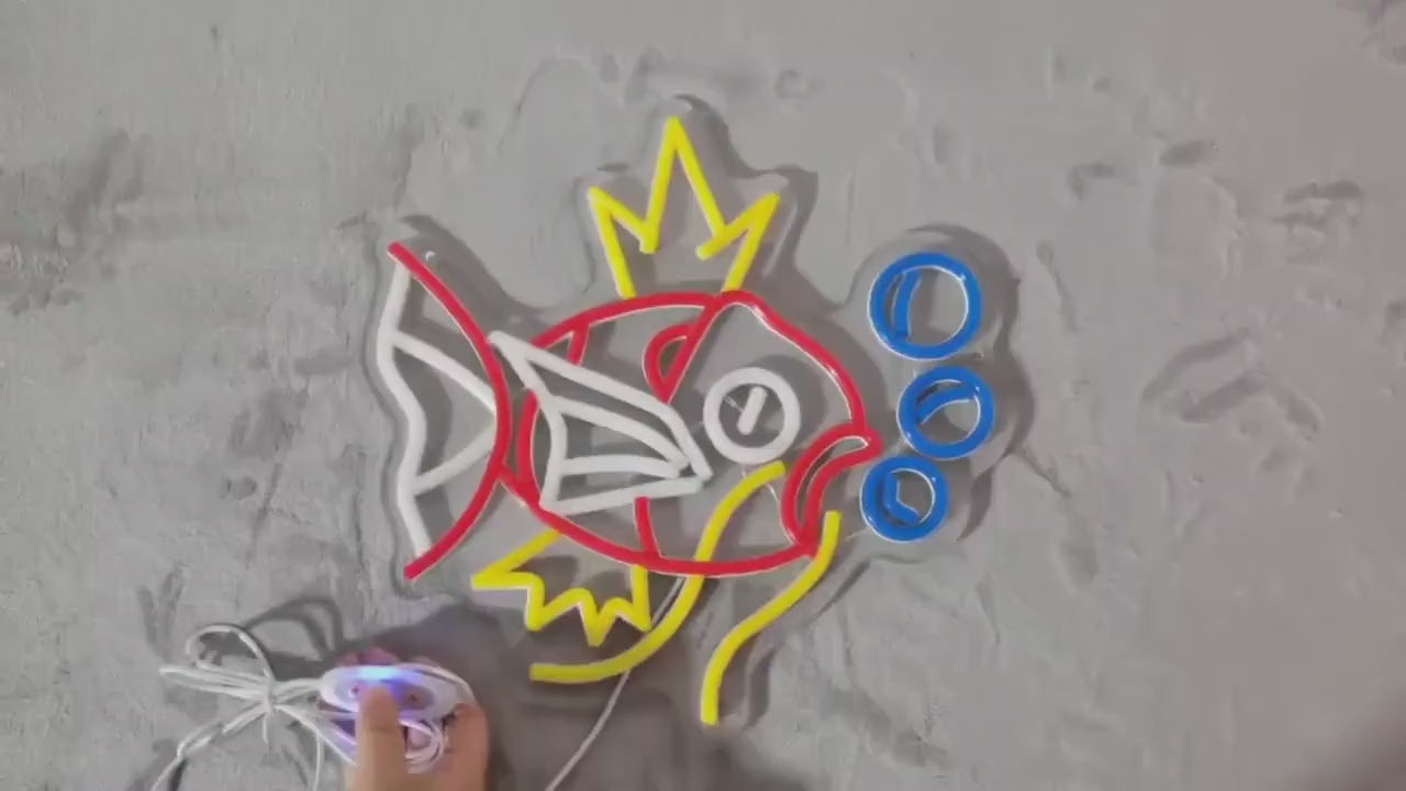 Magikarp Neon LED Wall Light